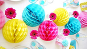 Paper Lanterns, Garlands & Flags